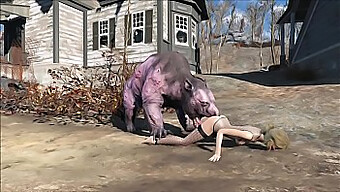 Animated Fallout 4 Creatures In Erotic Anime Style