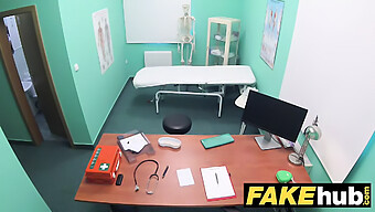 Fake Medical Examination Leads To Oral Pleasure And Intense Intercourse With Well-Endowed Breasts