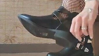 Nylon-Clad Feet Of Women For Worship And Fetish