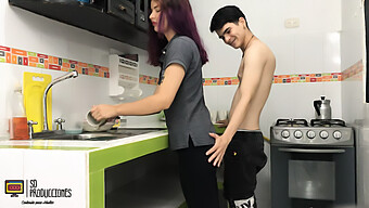 Double The Pleasure, Double The Fun: Eating And Fucking My Stepsister In The Kitchen