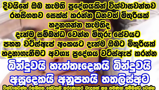 Sri Lankas tante Aduranne Kauda nyter vibrator og dildolek