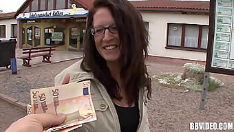 Busty German Woman Performs Titjob And Receives Money In Return