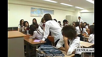 Teen Japanese Girl Stripped By Classmates In Classroom