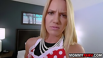 Daddy'S Girl Turns Into Stepmom And Satisfies Her Stepson'S Needs Due To Dad'S Inadequacy - Intense Creampie Scene