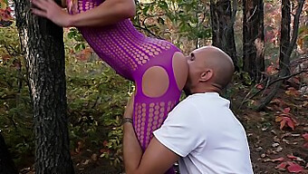 Russian Couple Gets Kinky In The Great Outdoors: A Risky Amateur Encounter