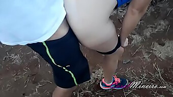 Wife Walks With A Butt Plug In The Great Outdoors