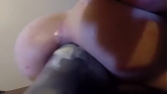 Girlfriend Using A Massive Butt Plug For Pleasure