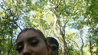 American Blowjob: Girlfriend Fucked In The Forest