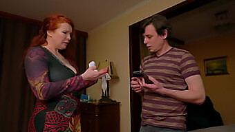 Redheaded Stepmom Confronts You For Not Disposing Of Used Condoms