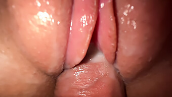 Arousing Close-Up Of A Tight Pussy Being Penetrated Slowly