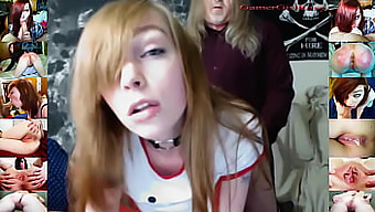 Scopando Il Culo Di Una Ragazza Gamer In Uno Spettacolo Di Deepthroat In Webcam