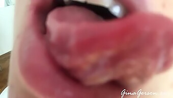 Young Teenie'S Saliva And Throat Fetish Explored In Homemade Video