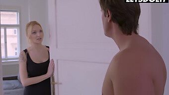 Belle Clair, A Stunning Czech Model, Gives A Blowjob And Has Anal Sex With An Unknown Man In A Different Country