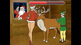 Madame Claus Devient Coquine Dans Un Jeu Sexuel De Noël